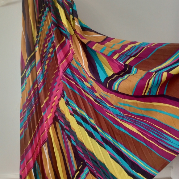 Calvin Klein Multi Color Trapeze Dress Size 2 - Picture 3 of 6